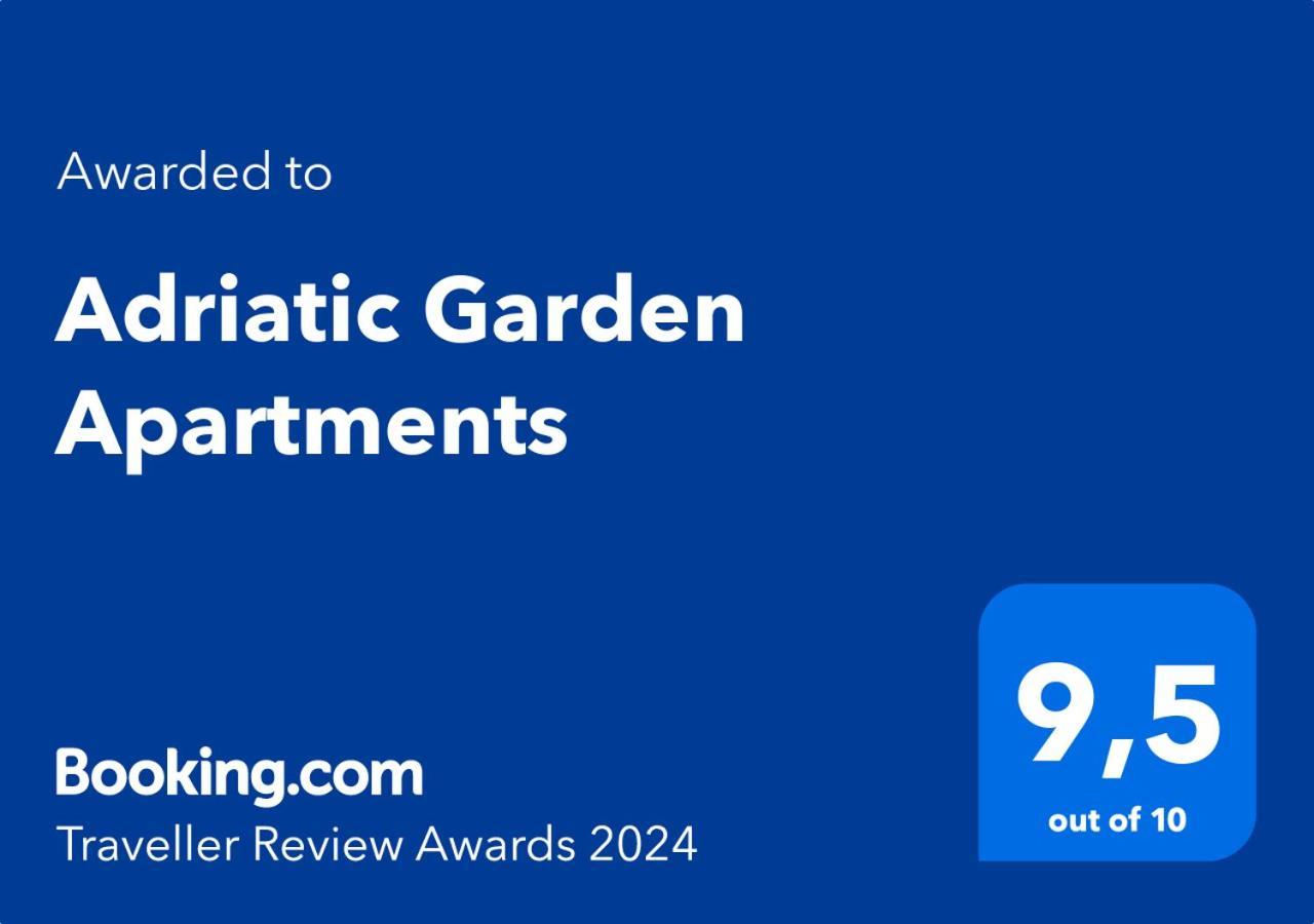 Adriatic Garden Apartments Okrug Gornji Exteriör bild